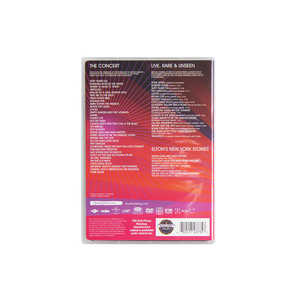 Elton 60 - Live At Madison Square Garden 2DVD - Image 2