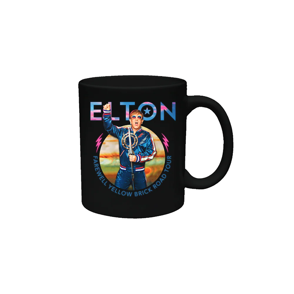 Elton John Singing Mug
