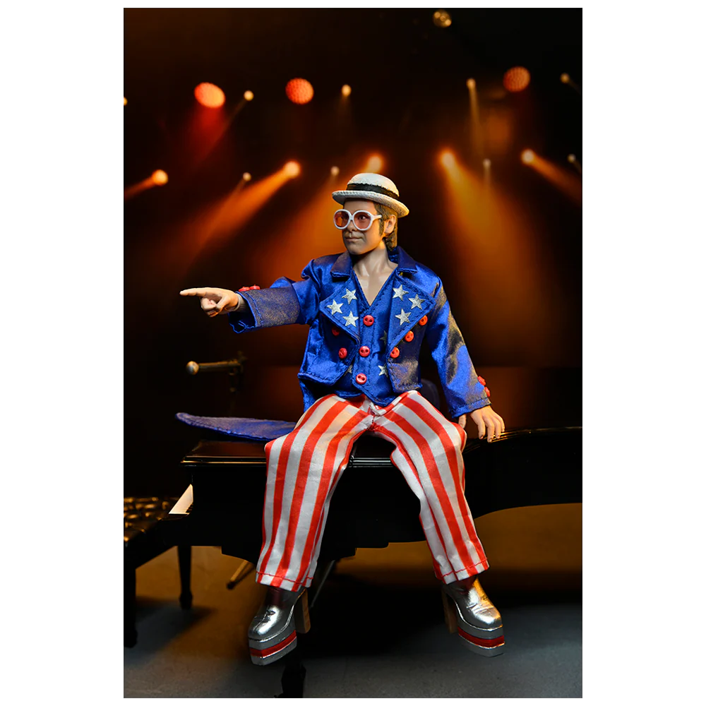 Elton John x NECA 8″ Clothed Action Figure with Piano – Live in ’76 - Image 7