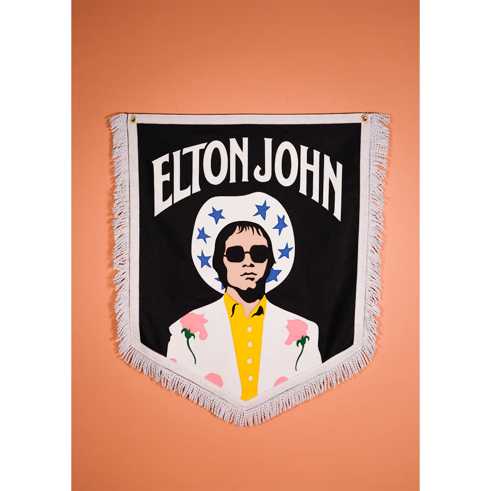 Elton John x Oxford Pennant - Cowboy Banner - Image 3