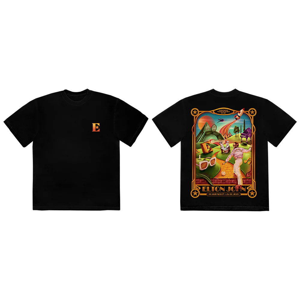 Glastonbury Black T-Shirt