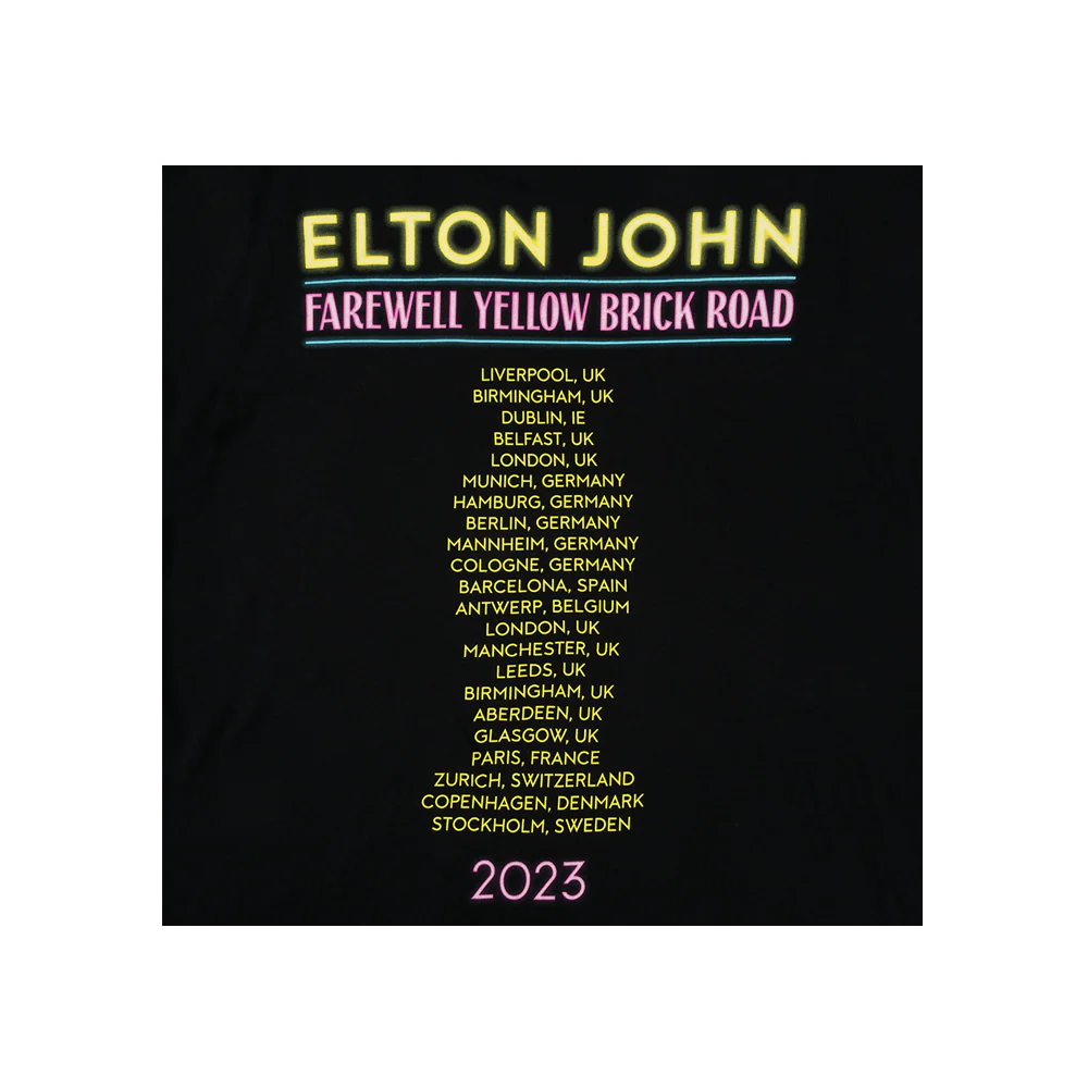 Neon Tour EU/UK 2023 T-Shirt - Image 4