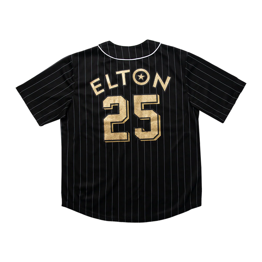 Pinstripe Baseball Jersey - Image 2