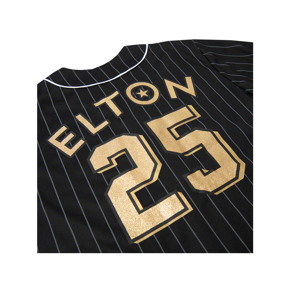 Pinstripe Baseball Jersey - Image 4