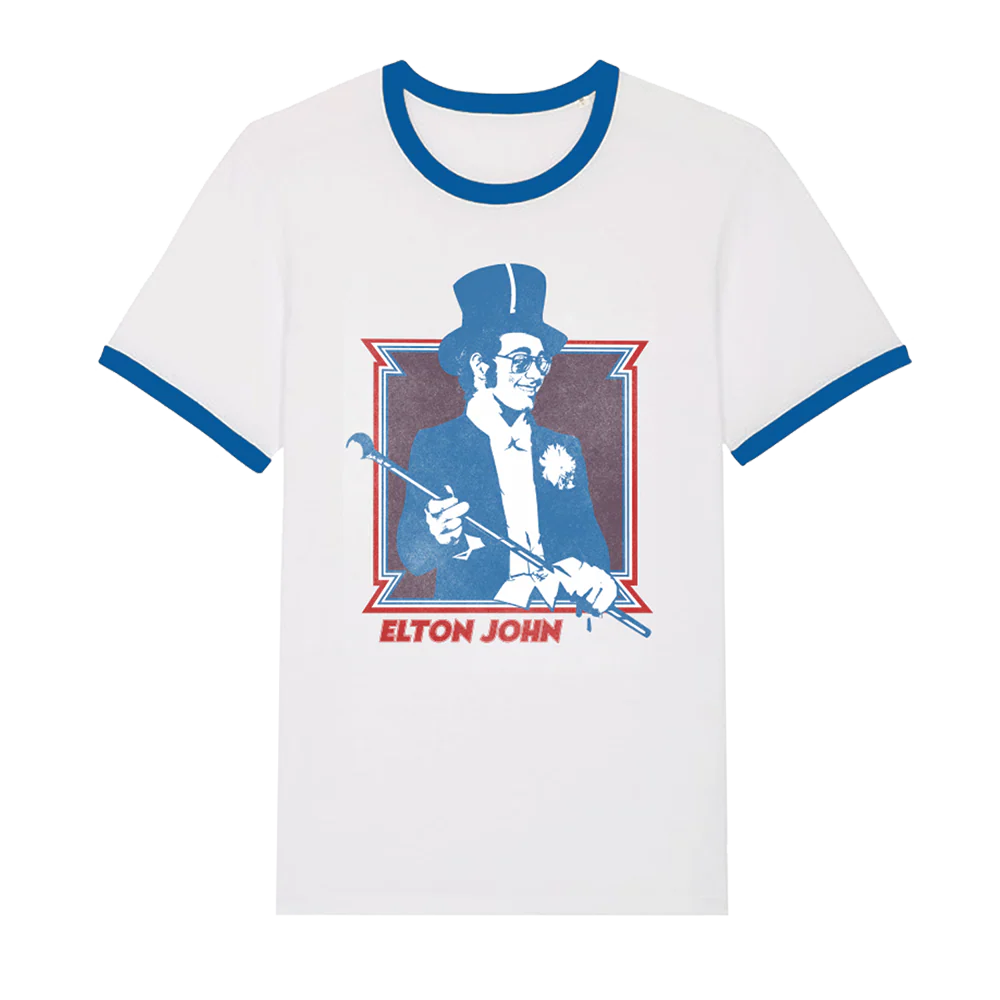 Top Hat Ringer T-Shirt