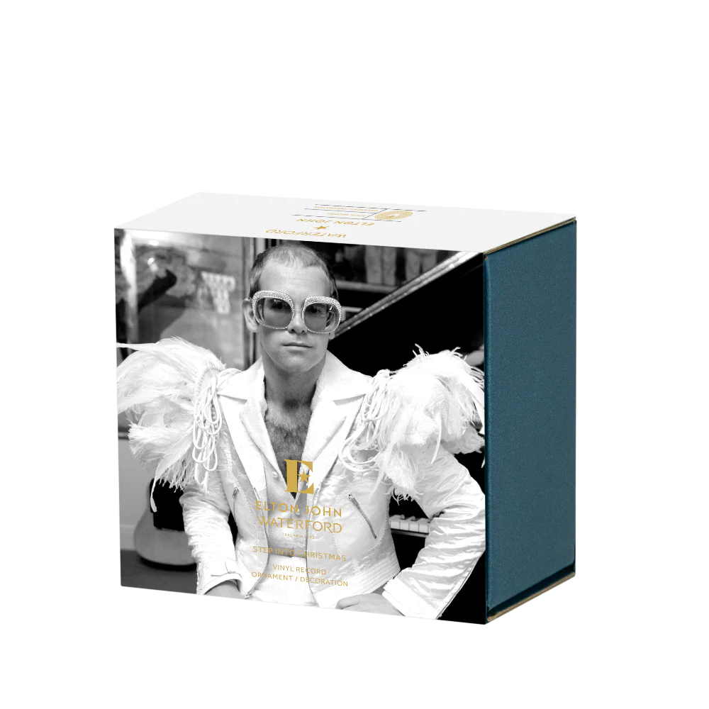 Waterford x Elton Step into Christmas Vinyl Ornament - Image 4
