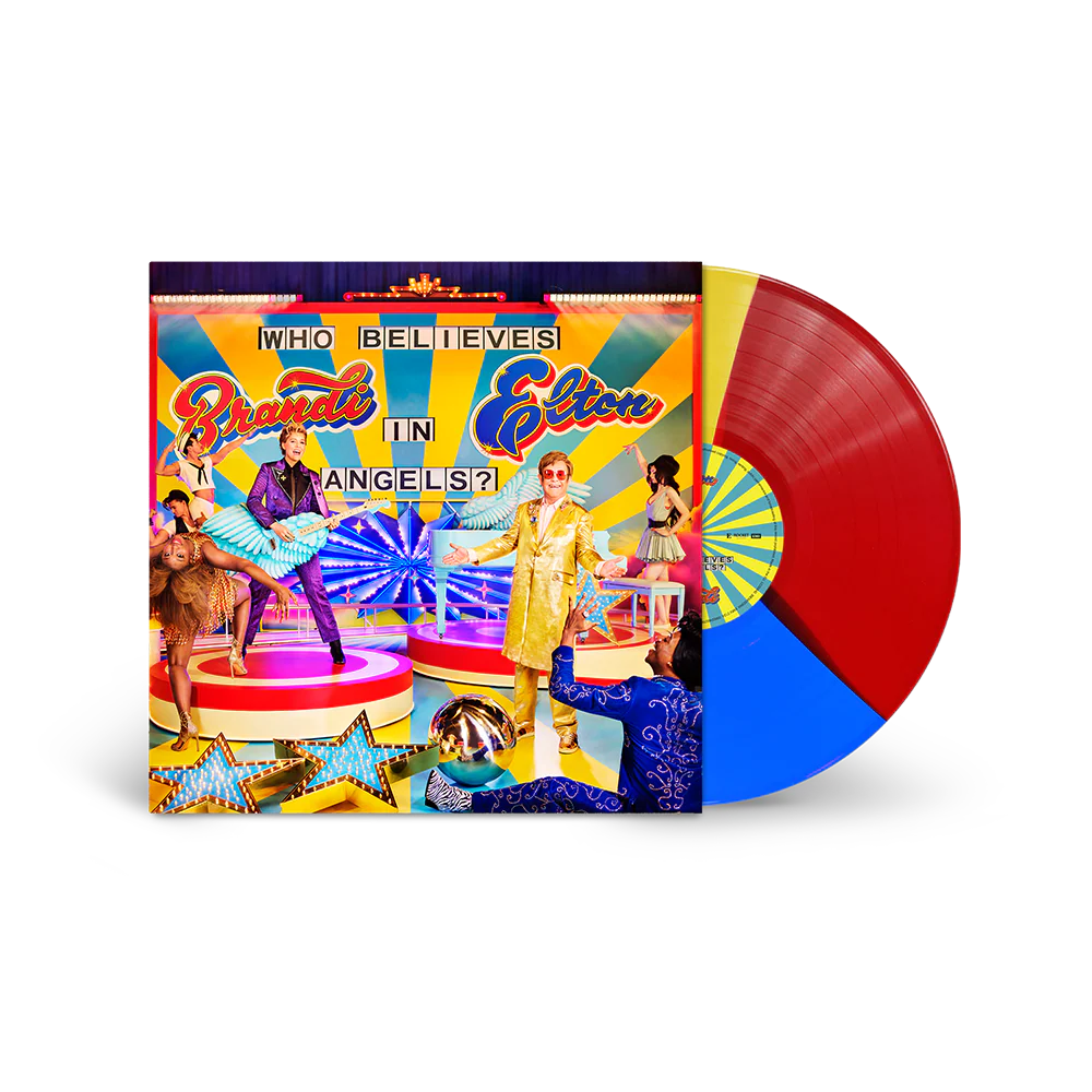 Who Believes In Angels? Album Cover Black T-Shirt and Tri-Color Vinyl Fan Pack - Image 3